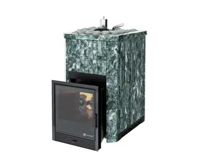 Фото Печь Изистим Южная 9 - Камень Змеевик в магазине Woodson