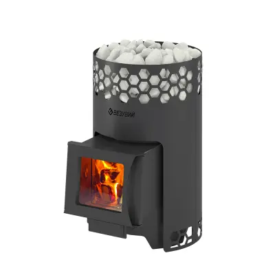 Фото Печь для бани Везувий "Чёрная Пчёлка С" в магазине Woodson
