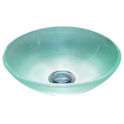 Стеклянная раковина Led d 380мм IP67