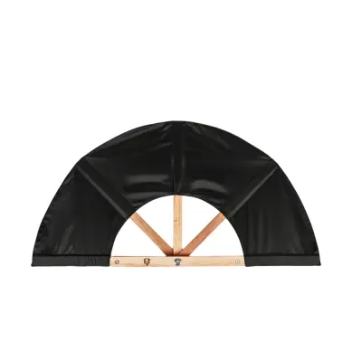 Веер для бани Левада, чёрный, малый