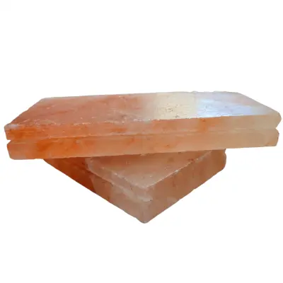 Плитка из Гималайской соли 20*10*2.5 см шлифованная калиброванная с пропилом
