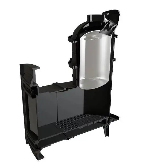 Фото Печь банная "Атмосфера XL" в ламелях "Жадеит" наборный рисунок в магазине Woodson