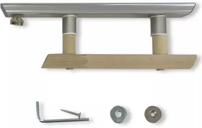 Комплект ручек комбо (алюм.+дерево)