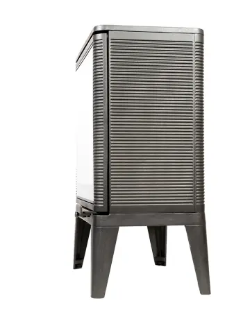 Фото Печь чугунная SOLO II стекло шелкография в магазине Woodson