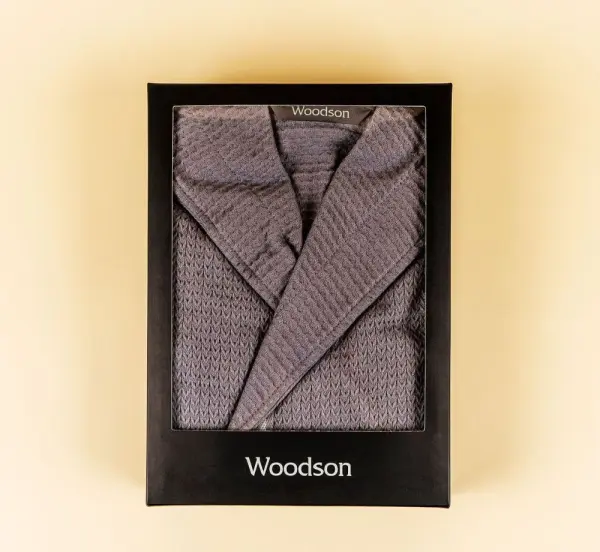 Халат вафельный Woodson, gray (46)