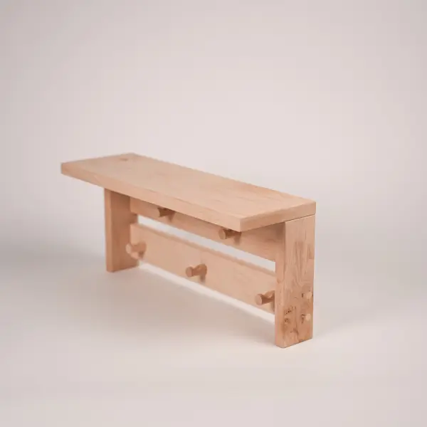 Полка Левада Д5, ольха, 2 ряда