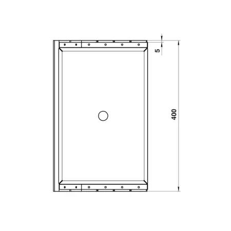Бак накопительный 16л (AiSi 439; 1,0мм) св. дерево