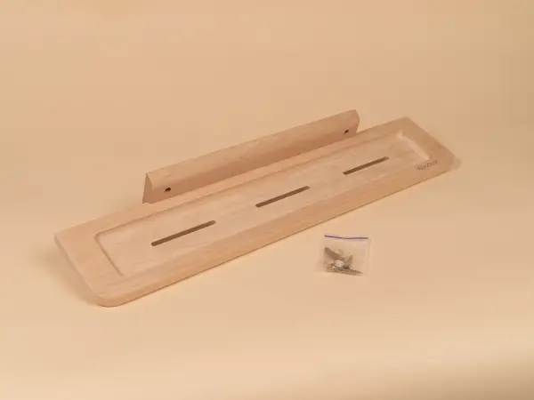 Полка с валиком для ног в бане Woodson, ольха