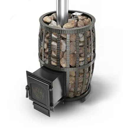 Фото Печь ВЕЗУВИЙ Легенда Русский пар Ковка 18 (271) в магазине Woodson