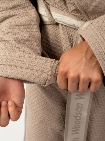 Халат вафельный Woodson, creamy (50)