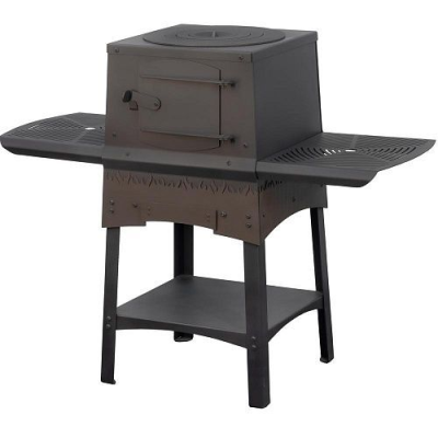 Печь под казан LUX чугунная плита