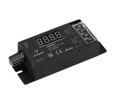 Диммер ARL-SIRIUS-DIM (12-24V, 1x25A, 2.4G) (Arlight, IP20 Металл, 3 года)