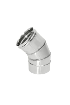 Фото Отвод Термо 45* ОТ-Р 316-0.8/304 D150/250 (2S) с хомутом 