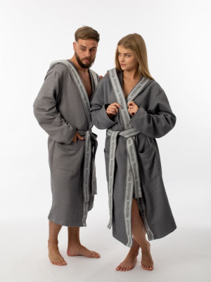 Халат вафельный Woodson, серый (58)