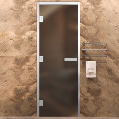 Дверь Хамам Элит 60G Бронза Matelux 1900*700 L, WC замок, без порога Дверь Хамам Элит 60G Бронза Matelux 1900*700 L, WC замок, без порога