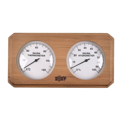 Термогигрометр ОЧКИ восьмиугольник (канадский кедр) TH-22R