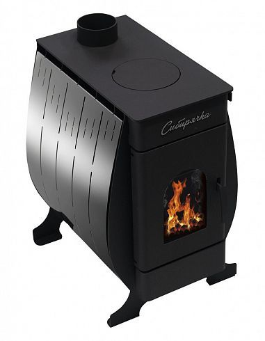 Фото Печь воздухогрейная "Сибирячка" 9 кВт. Кожух из нержавеющей стали в магазине Woodson Фото Печь воздухогрейная "Сибирячка" 9 кВт. Кожух из нержавеющей стали в магазине Woodson