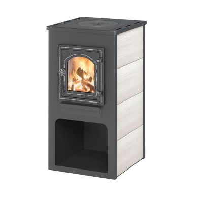 Фото Камин ЭТНА (ДТ-4С) с плитой  Ø115мм в магазине Woodson