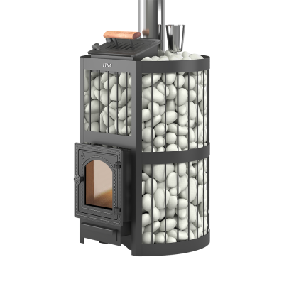 Фото Чугунная печь для бани ЭТНА Стандарт 24 (ДТ-4С) Закрытая каменка Б/В в магазине Woodson