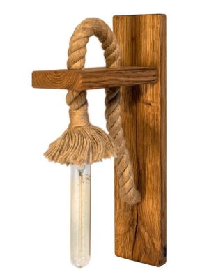 Светильник Woodson Лофт, дуб