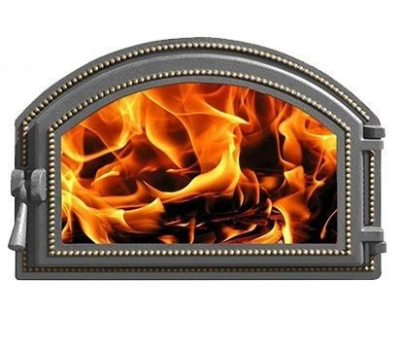 Дверка ВЕЗУВИЙ каминная 222 (Бронза)