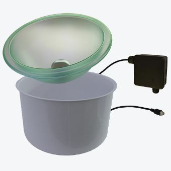 Шайка Cariitti Led, с водосливным отверстием