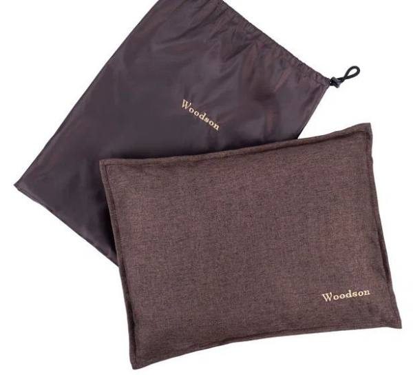 Подушка для бани Woodson 40*30, коричневая 