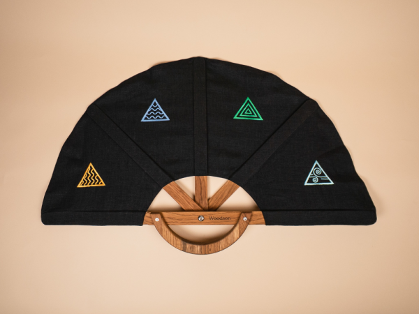 Веер для бани "Пятый элемент" Woodson, дуб, средний