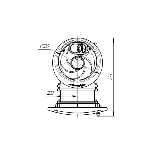Фото Печь банная "Атмосфера L" комбинированная сетка-ламель "Россо Леванто" в магазине Woodson