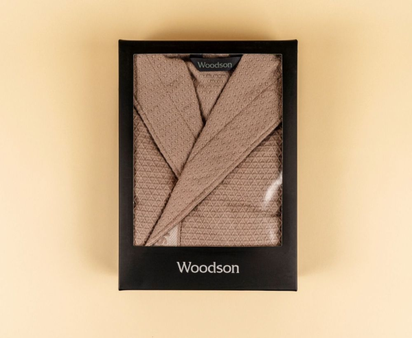 Халат вафельный Woodson, creamy (46)