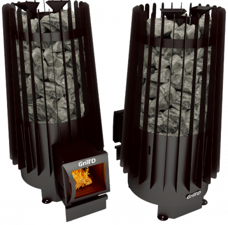 Дровяная банная печь Cometa 180 Vega Long Grill`D Pro