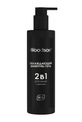 Охлаждающий шампунь-гель 2 в 1 после бани с ментолом